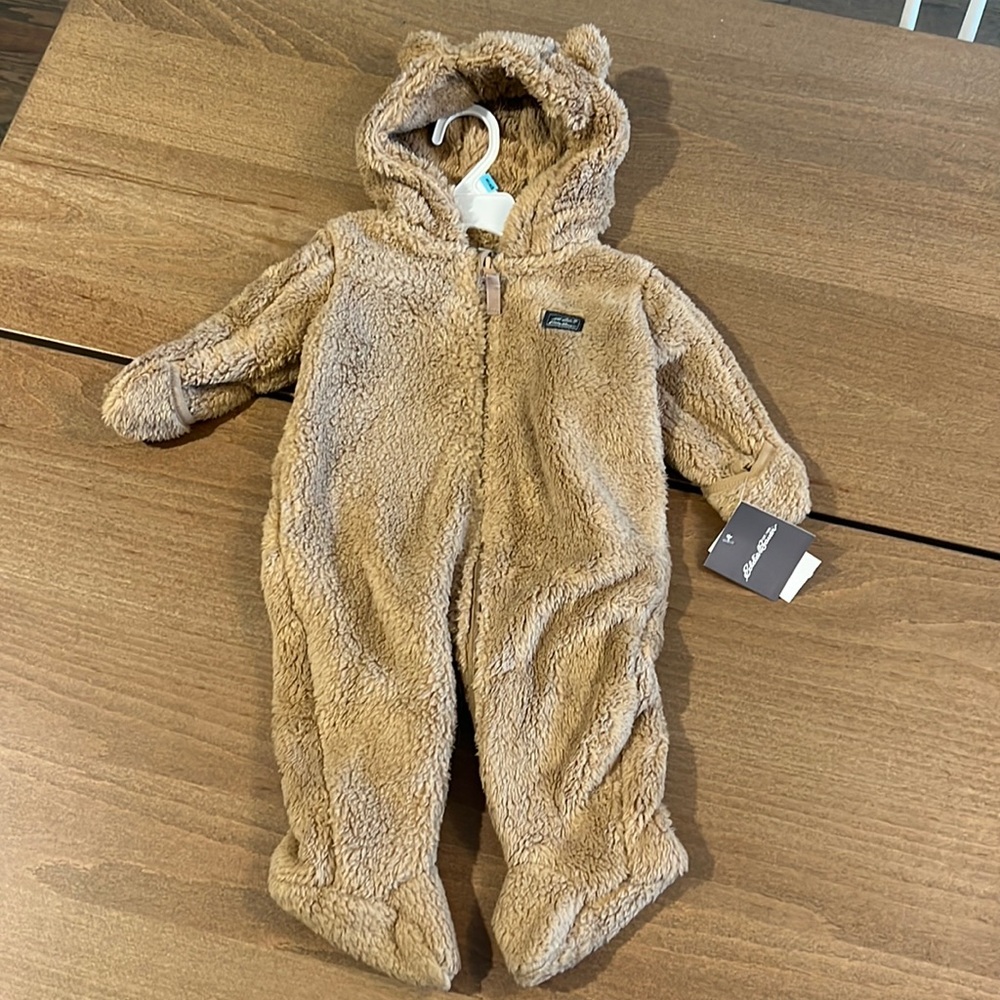 Cozy Tan Hooded Kids Jacket